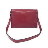 Patricia Nash Santillana Smooth Leather Shoulder Bag, Red