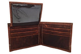 Wallet for Men, 1 BEST Genuine 100% Cowhide Leather Men's Handcrafted Bifold Wallet by AVIMA