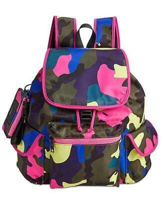 Steve Madden Cardi Multi-color Camo Nylon With Id Case Backpack
