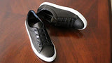 AVIMA Men's Il Capitano Italian Leather Luxury Sneakers - Nero - Xmas Gifts, Gifts for Friends, Birthday Gifts