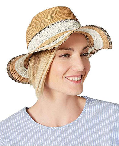 I.N.C. International Concepts Women's Packable Raffia Panama Hat, Natural
