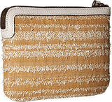 Patricia Nash Women's Ebbe Woven Straw Cassini Wristlet