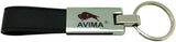 AVIMA Premium Elegant Classic Casual Durable Stylish Genuine Leather Strap Key Chain Car Key Key Fob with 1 Key Ring - Perfect