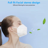 Premium KN95 Protection 5-Layer Face Mask for Dust, Pollution, Outdoor, Home, Office – Comfortable & Breathable Disposable Face Mask