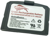 Premium Lithium Polymer Rechargeable Battery Compatible with Sennheiser BA300 Set 900, Set 840, Ri 900 (140mAh, 3.7V)