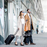 AVIMA Premium Luxury Handmade Soft Leather Travel Suitcases Luggage & Bag Tags 2pcs Set