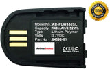 AVIMABASICS Savi Battery Replacement Rechargeable 140mAh 3.7V Battery Compatible with Plantronics Savi WH500 W440 W740 84598-01 82742-01 Bluetooth Wireless Headsets 84598-01