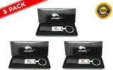 AVIMA Premium Elegant Classic Casual Durable Stylish Genuine Leather Strap Key Chain Car Key Key Fob with 1 Key Ring - Perfect