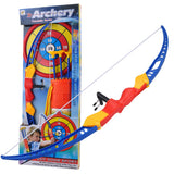 AvimaBasics Kids Archery Bow and Arrow Toy Set with Target Outdoor Garden Fun Game