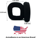Astro A10 Ear Pads by AvimaBasics | Premium Foam Earpads Ear Pad Cushion Cover Repair Parts Replacement for Logitech Astro A10 Wired Gaming Headsets