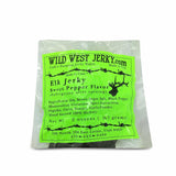 Premium Delicious 100% Natural Elk Sweet Pepper 2 OZ. Wild West Jerky