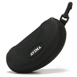 AVIMA Zipper Shell Sunglass Case for Sports Size Sunglasses and Safety Glasses